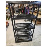 5 Shelf Plastic Shelving 36" x18" x 72" H