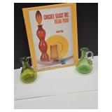 MCM Crackle Glass Creamers & Guide Book