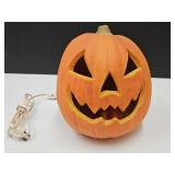 Light Up  Hallowen Pumpkin 9" high