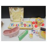 Vintage Tickle Bee Game, Peek A Boo Block +
