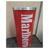Vintage Marlboro Tube Floor Ashtray 21" high