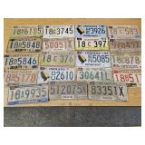 Large Lot Of  INDIANA License Plates