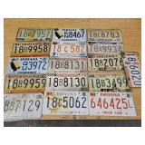 Large Lot of INDIANA License Plates
