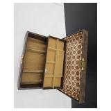 Nice Dresser Box For Jewelry W Key 10.5" L