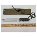 Knife W Sharpener & Sheath