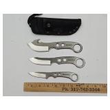 Remington 3 Pc Throwing Knife W Sheath