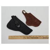 2 Gun Holsters; Blackhawk & Bianchi