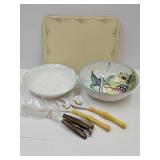 Earthenware Bowl, Servers, Bowl & Corning Ware