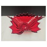 Fostoria 12" W Heirloom Ruby Bowl