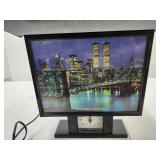 New York Midtown Electric Clock- 11"x 11"