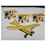 VTG Metal Homeco Air Plane Wall Decor Up To 22" L