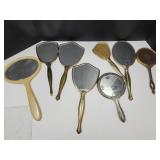 Lg Lot Vintage Hand Mirrors