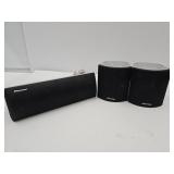 Three piece pioneer speaker set up To 10.5" 5 W