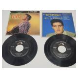 2 Vintage Elvis Presley  45 Records