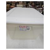 Sterilite  Clear 58 Qt Tote