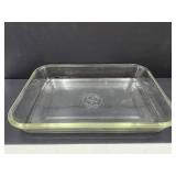 LARGE Pyrex Glass Cake Pan Measures  12 x 18"