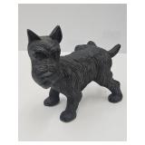Cast Iron Dog Door Stop Doing His Business.