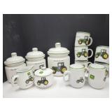 John Deere Canisters, Mugs, Shakers, Cream & Sugar