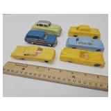 Sweet Collection VTG Toy Cars Wagon Wheels Locked