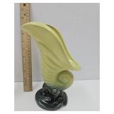 Hull Pottery Shell Green Ceramic Vase