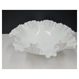 Fenton Milk Glass Hobnail 11" Bowl