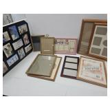 10 VTG Picture Frames Assorted Sizes & Collage