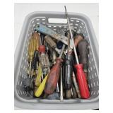 Lot Of Screw Drivers, Nut Drivers, Tools +