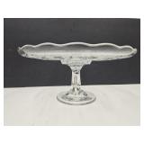 Viking New Martinsville Pedestal Cake Stand