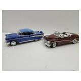 2 Die Cast Cars 1:18 BelAir & 