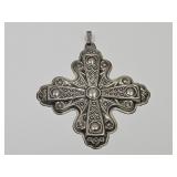 Sterling Reed & Barton Christmas Cross / Ornament