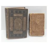 Antique Leather Hymnal1852 & 1882 Holy Bible