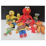 Sesame Street Plush, Elmo, Burt, Ernie +