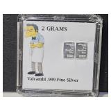 Simpsons 2 Grams .999 Valcambi Silver