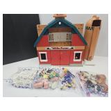 Large Tonka Farm Barn W Animals + See Size