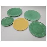 Vintage Fiesta Ware Plates Up to 9.5" w