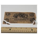 1864 Confederate $100 Currency Note