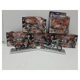 Harley Davidson Lot of Toy Motorcycles 1:18 Scale