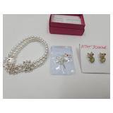 Betsey Johnson Cat Earrings, Bunny Earrings +