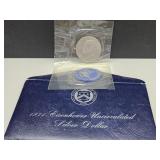 1971 UNC Silver Ike Dollar Coin
