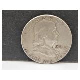 1963  Silver Franklin Half Dollar Coin