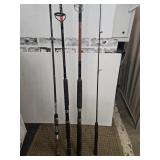 Lot of Fishing Rods Garcia, Zebco, Shakespeare +