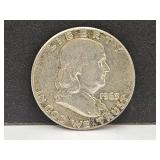 1963   Silver Franklin Half Dollar Coin