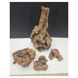 Burl Drift Wood Up To 10" H