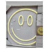 NIB 13" Neon Smile Sign