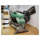 Hitachi Mitre Saw W DeWalt Blade