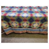 Vintage Quilt 84 x 85 See Holes