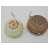 Vintage Glow in the Dark Ducan & Wood Yo Yo