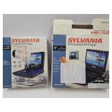 2 Sylvania Portable DVD Players-7" & 9"