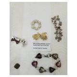Costume Jewelry Lot- Daisy Brooch, MCM Kramer,+