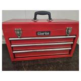 Like New Clark Locking Drawers  Metal Tool Chest